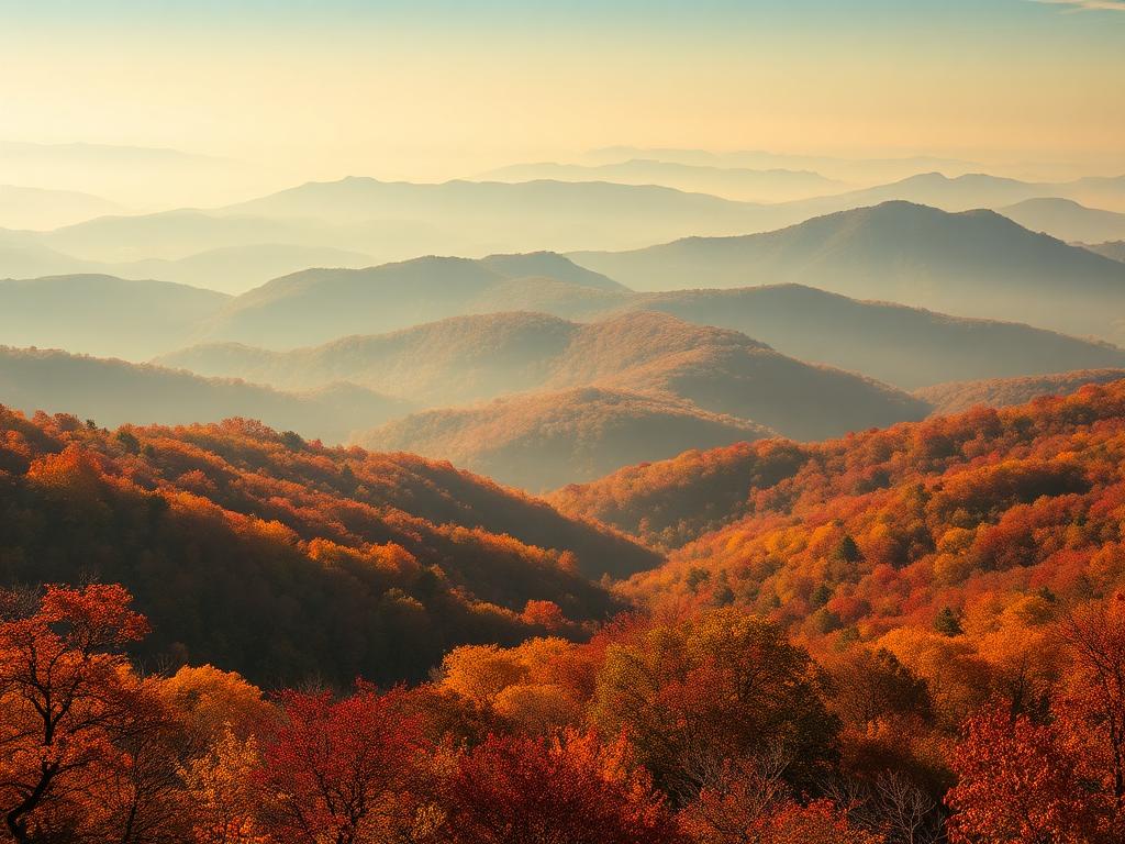 Fall in the mountains