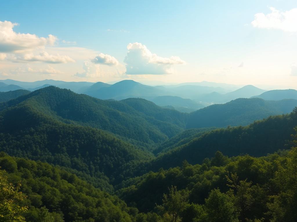 Summer in the mountains